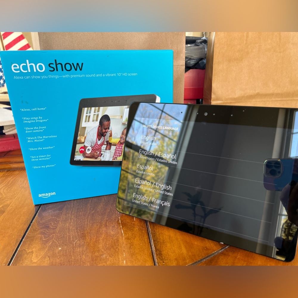 Amazon Alexa Show 2nd generation. Used. Factory reset.